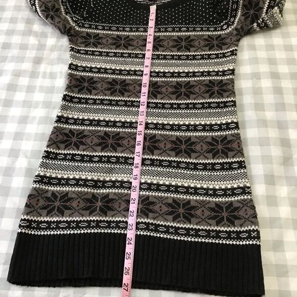 JULES & James wool blend fair isle chunky dress tunic sweater small - Picture 10 of 14